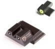 Night Fision Perfect Dot NS Set w/Yellow Front +  Black U Rear Fits S&W M&P Excluding Shield