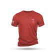 Nine Line Xmas Story Triblend Short Sleeve Shirt Red L