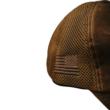 Nine Line Tan American Made Mesh Back Hat with Dropline