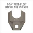 Real Avid Master-Fit1-1/4'' Free-Float Barrel Nut Wrench