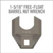 Real Avid Master-Fit1-5/16'' Free-Float Barrel Nut Wrench