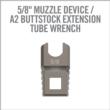 Real Avid Master-Fit 5/8'' Muzzle Device / A2 Buttstock Ext Tube Wrench