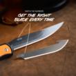 Outdoor Edge Razorbone Replaceable Blade Folding Knife 5" Drop Point Blade Orange