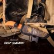 Outdoor Edge Wildskin Fixed Knife 4" Guthook Blade Orange
