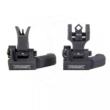 Troy 45-Degree Offset Sight Set - SSIG-45S-MDBT-00 - M4 Front & Dioptic Rear - Black
