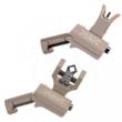 Troy 45-Degree Offset Sight Set - SSIG-45S-MDFT-00 - M4 Front & Dioptic Rear - Flat Dark Earth