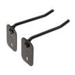 Hornady Square-Lok 4" Single Peg Hook Black 2/ct