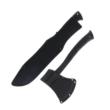 Schrade Machete Axe Combo 8-1/2" Machete Blade 3-2/5" Axe Blade Black