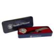 Smith & Wesson Folding Knife and Fidget Spinner Combo 3" Tanto Blade Black Brown