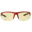 Smith & Wesson Corporal Shooting Glasses Half Frame Red with Amber Lens
