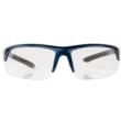 Smith & Wesson Corporal Shooting Glasses Half Frame Blue with Clear Lens