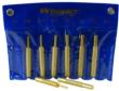 Wheeler 8 Piece Brass Punch Set