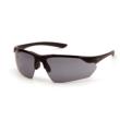 Pyramex Venture Gear Drone 2.0 Shooting Glasses Black Frame with Grey Anti-Fog Lens
