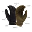 Pyramex Venture Gear Medium-Duty Adjustable Operator Gloves Coyote Brown M