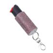 Personal Security Products Studded Key Ring Pepper Spray 1/2 oz Pink