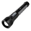 Police Security Flashlights Twin Power Flashlight 2000 Lumens Black
