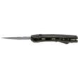 Telum Incinerator Tactical Automatic Knife 3-1/2" Drop Point Blade Black