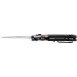 Telum Tremor Tactical Automatic Knife 3-1/2" Drop Point Blade Black