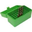 MTM Case-Gard R-50 Series Rifle Ammo Box 50/ct Capacity Green