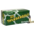 Remington .22 Thunderbolt Rimfire Ammunition .22 LR 40 gr LRN 1255 fps 50/ct