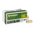 Remington UMC Handgun Ammunition 9mm Luger 115gr JHP 1145 fps 600/ct (6-100ct)