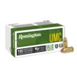 Remington UMC Metal Case Handgun Ammunition 9mm Luger 115 gr FMJ 1145 fps 1200/ct (Bulk)