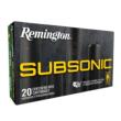 Remington Subsonic Rifle Ammunition 308 Win 190gr HP 1050 fps 20/ct