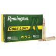 Remington Core-Lokt Rifle Ammunition 6.5x55 Swedish Mauser 140 gr PSP 2550 fps 20/ct