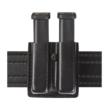 Safariland Slimline Open Top Double Magazine Pouch Size 5 for Glock 17/22 Black