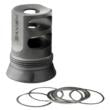Banish 4578 30-Gold Muzzle Brake 1/2x28 Black
