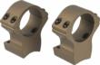 Talley Lightweight Alloy Scope Mount Combo Browning X-Bolt 30mm Med - Hell's Canyon Bronze