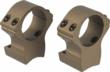 Talley Lightweight Alloy Scope Mount Combo Browning X-Bolt 1" Med - Hell's Canyon Bronze
