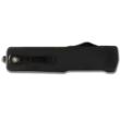 Templar Knives Premium Weighted Automatic Knife 3 1/2" Drop Point Blade Black