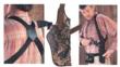 Uncle Mike's Sidekick Vertical Shoulder Holsters 4 1/2" - 5" Barrel Large Auto. - RH