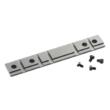 Ruger Weaver-Style Aluminum Combination 10/22 Rifle Scope Base Adapter Silver Powder Coated 1-piece