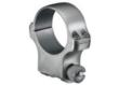 Ruger M77 2-Piece Steel Scope Rings 5B/6B 1" High - Stainless Finish