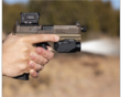 Viridian RFX45 Closed Emitter Green Dot Reflex Sight - ACRO Compatible INSTANT-On / Glock MOS Adapter