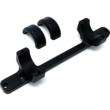 DNZ Game Reaper Scope Mount Savage Round Receiver Offset Rings LA 1" Medium Black 1-piece