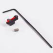 Wilson Combat Front Sight for Colt 2020 Python/Anaconda Red Fiber Optic .180"