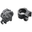 Weaver 4-Hole Skeleton Aluminum Scope Rings 1" High Matte