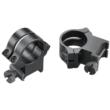 Weaver Quad Lock Detachable Scope Rings 1" High Extension Matte