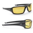 Walker's IKON Forge Shooting Glasses Black with Amber Lens