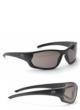 Walker's Vector Full Frame Shooting Glasses Black with Smoke Lens with Case