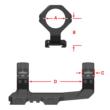Warne Max Lite MSR Scope Mount 30mm MSR Height Black
