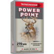 Winchester Power Point Rifle Ammunition .270 Win 150 gr. PSP 2850 fps 20/ct