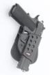 Fobus Evolution Series Paddle Holster For Springfield 1911 w/ Rail in Black Right Hand
