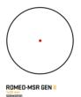 Sig Sauer Romeo-MSR GEN II Compact Red Dot Sight 1x20mm 2 MOA Red Dot 1 MOA Adj