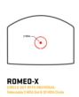 Sig Sauer Romeo-X Reflex Sight Open Pro Footprint Circle Dot - FDE