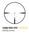 Sig Sauer TANGO-MSR LPVO Rifle Scope 1-10x26 34mm FFP BDC-10 Illum Black