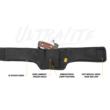 Mission First Tactical Ultralite Belly Band Holster Black Ambi